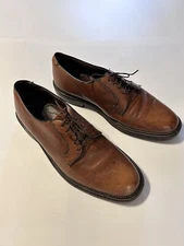 Vintage Hanover Brown Cordovan Leather Shoes Size 9.5