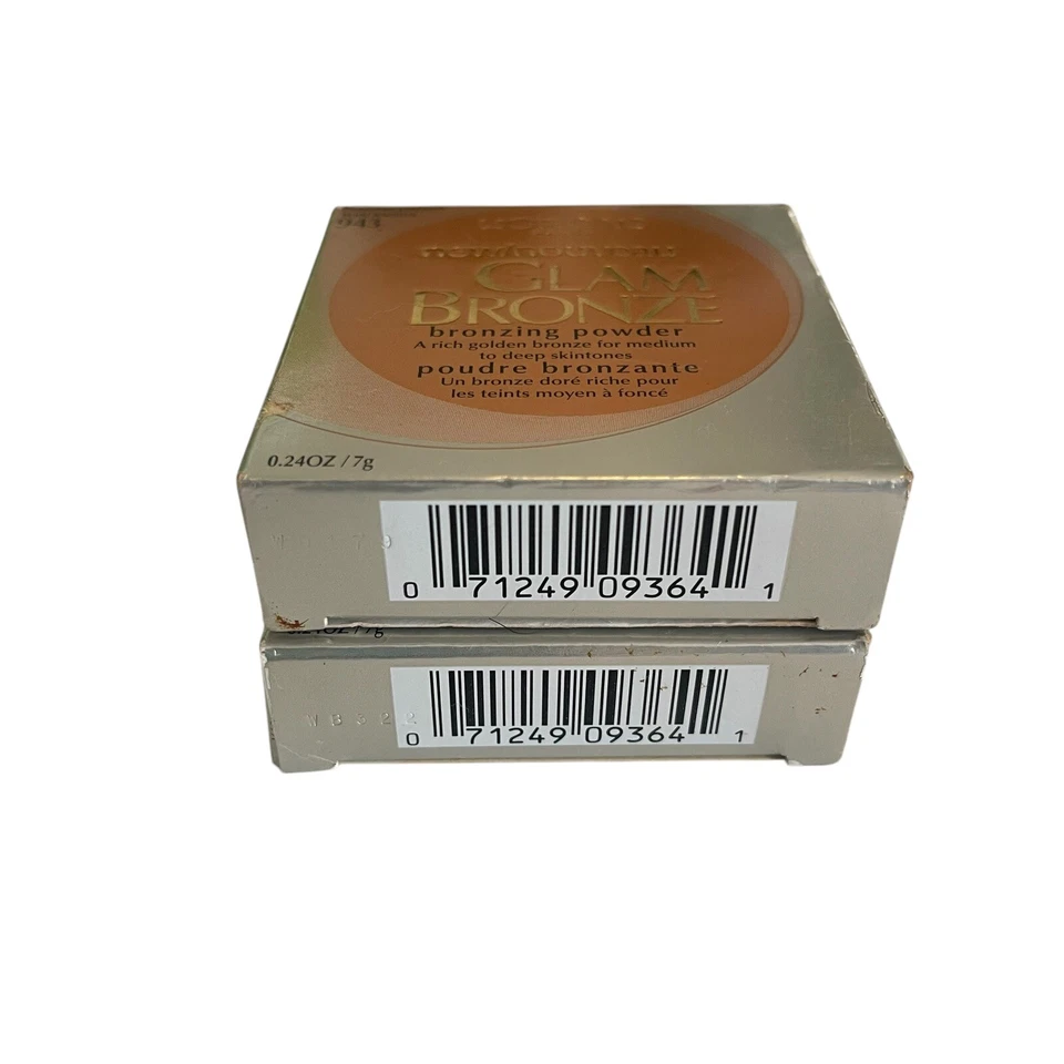 2x NEW L’Oreal Glam Bronze Bronzing Powder 943 Dazzling Sunlight + Brush Boxed - Image 2 of 4