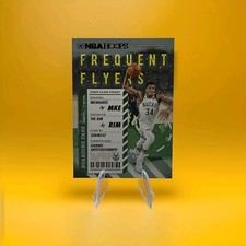 Giannis Antetokounmpo 2020-21 Hoops Frequent Flyers Winter Holo #9 NBA BUCKS 