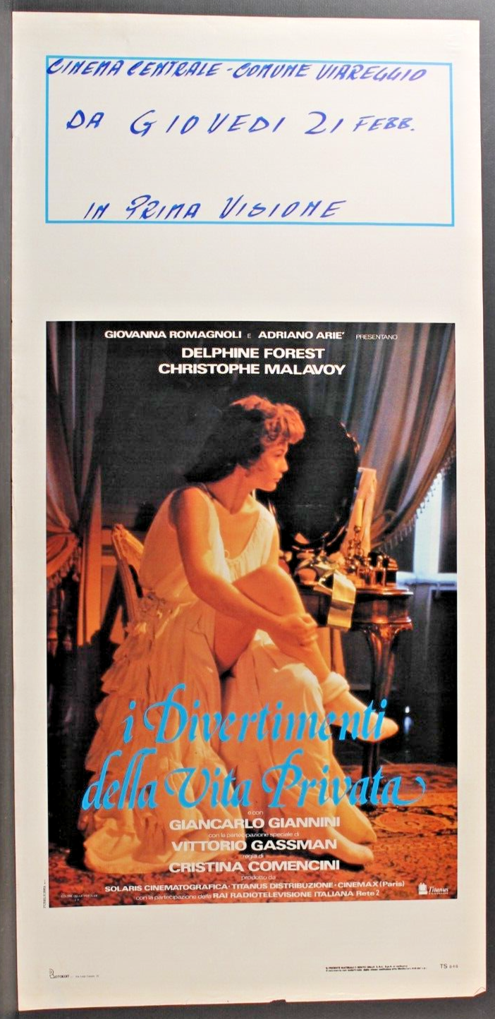 Locandina originale film I divertimenti della vita privata (1990) - Regia di Cristina Comencini