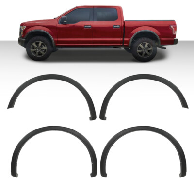 Fit For 2015-2017 Ford F-150 Textured Factory Style Wheel Fender Flares 4pcs