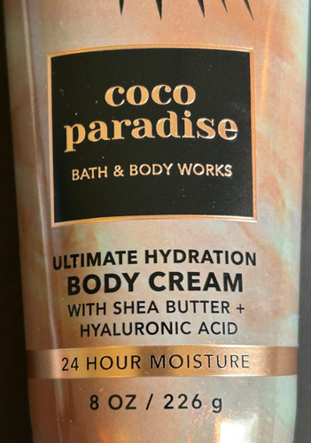 Bath & Body Works Coco Paradise Ultimate Hydration Body Cream Shea Butter New - Picture 3 of 5