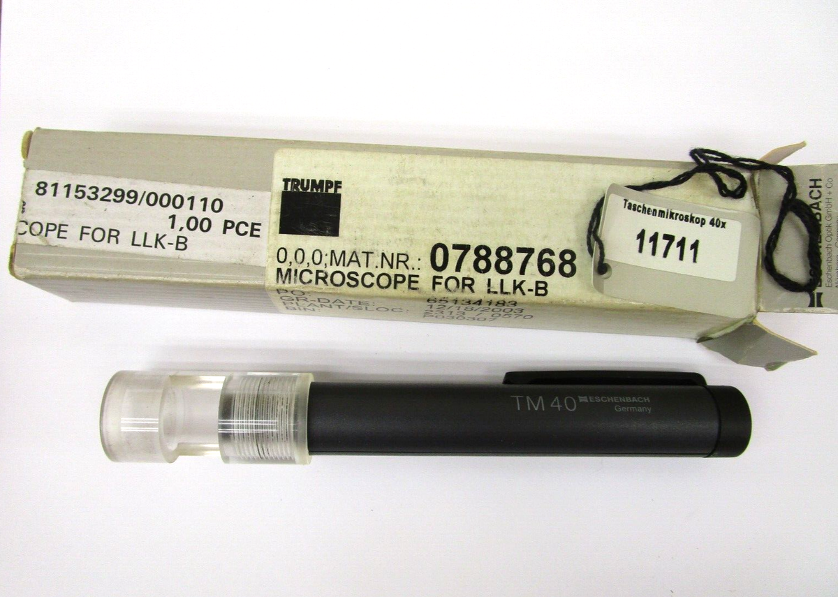 Trumpf 0788768 Microscope for LLK-B Eschenbach TM40 11711 40X