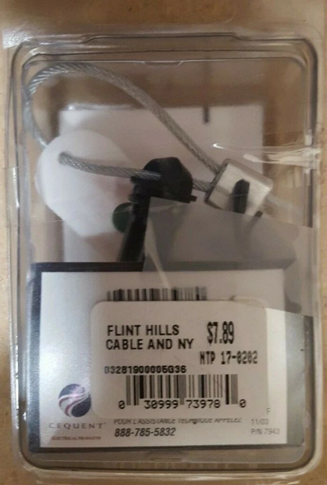 TEKONSHA 2010-A-P PIN/CABLE ASSEMBLY NIB - Image 2 of 2