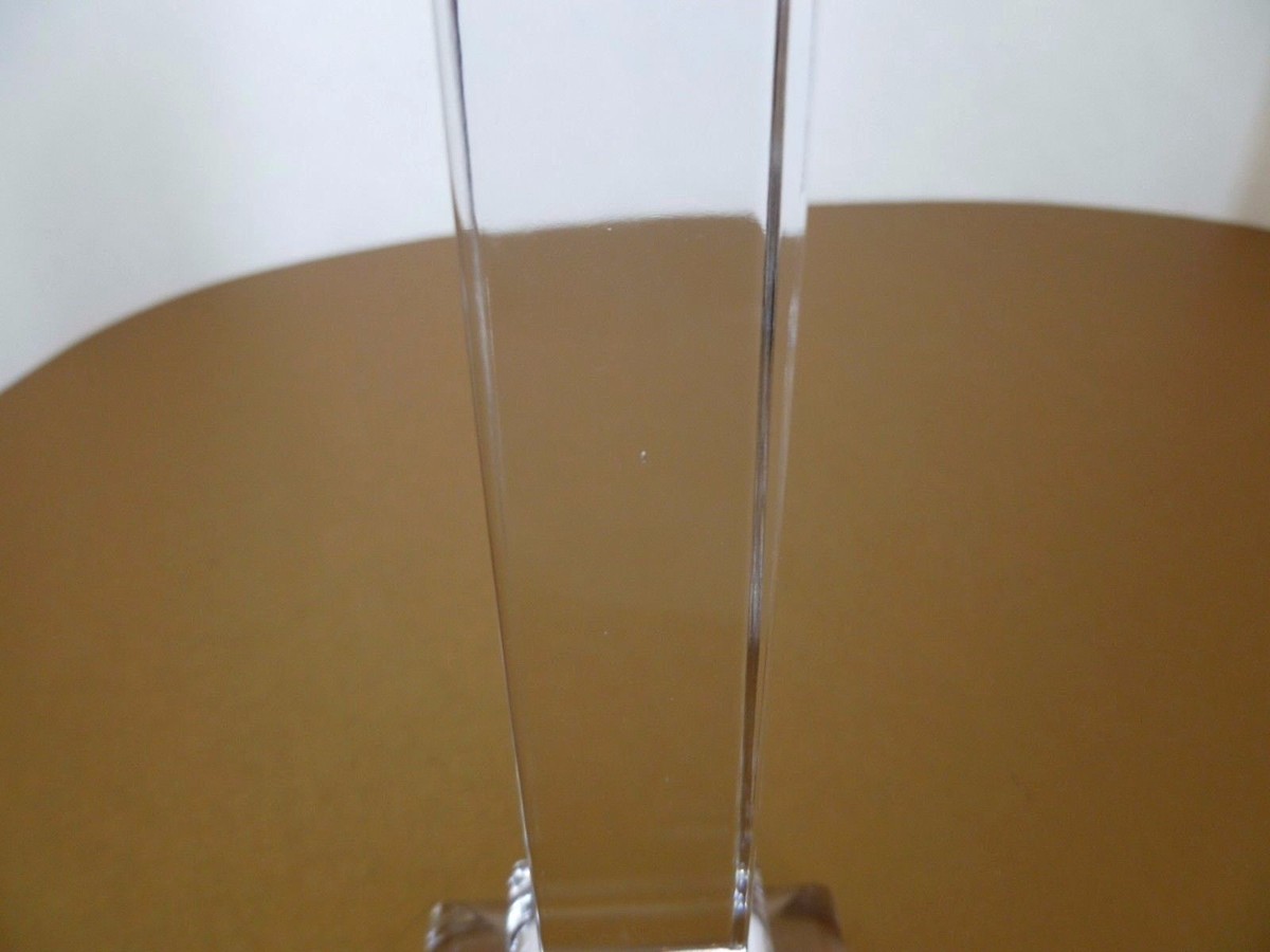 Set of 2 Villeroy & Boch Crystal Glass Candle Stick Holder 7 3/4