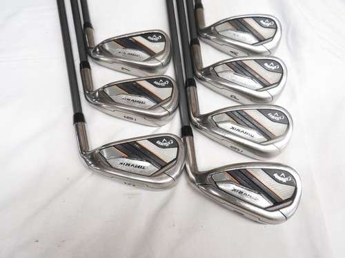 Used Callaway Mavrik Max Iron Set 5-PW,AW Catalyst 55g 5.0 Senior Shafts A - Picture 8 of 9