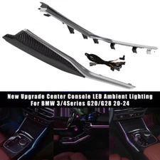 For BMW 330i/ M340i/ M3 LED Trim Center Console Ambient Lights Carbon Fiber Look