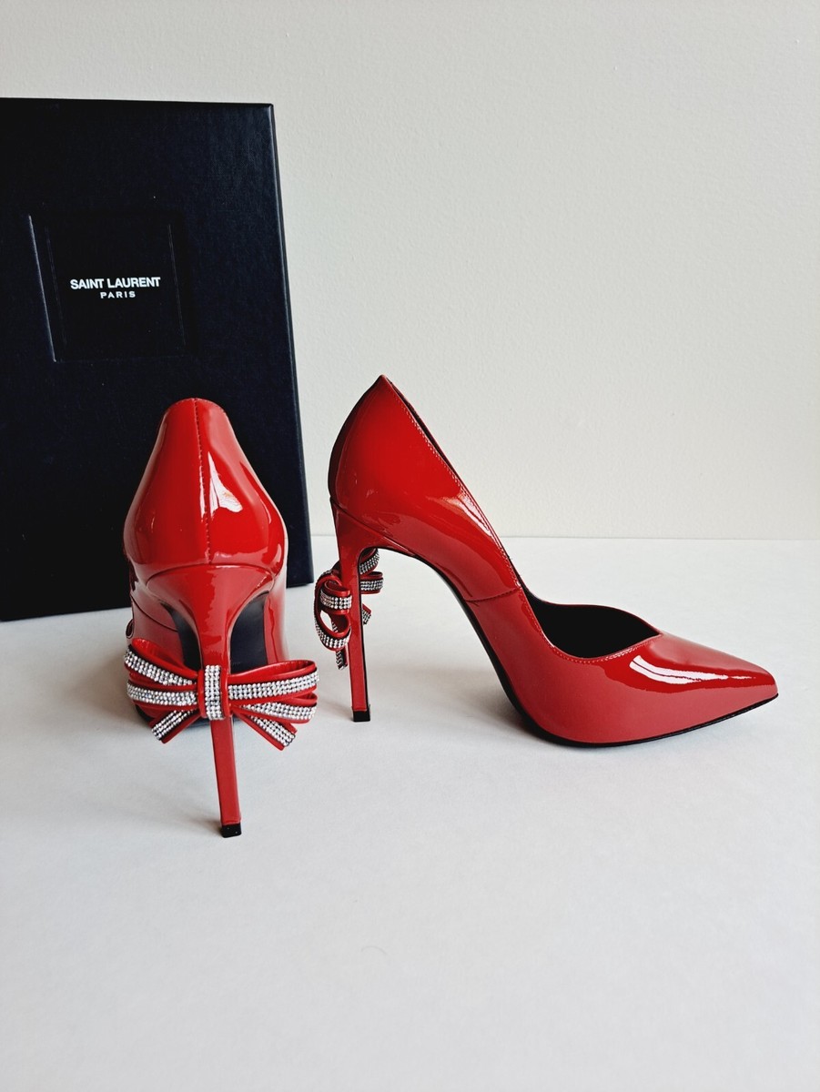 靴 Vintage YSL Bow Leopard Heels 36 1/2 Tom Ford | Shoes | Tom Ford For Yves Saint Laurent Vintage