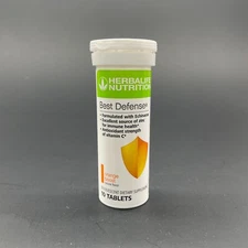 Herbalife Best Defense Orange Boost Natural Flavor - 10 Tablets **NEW**