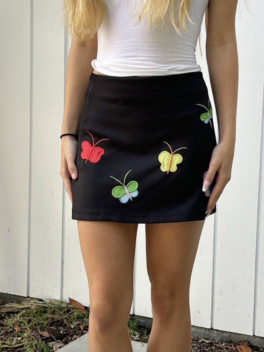 UNIF ミニスカート XS Vintage Unif Sz XS Mini Skirt Butterfly Excellent | eBay