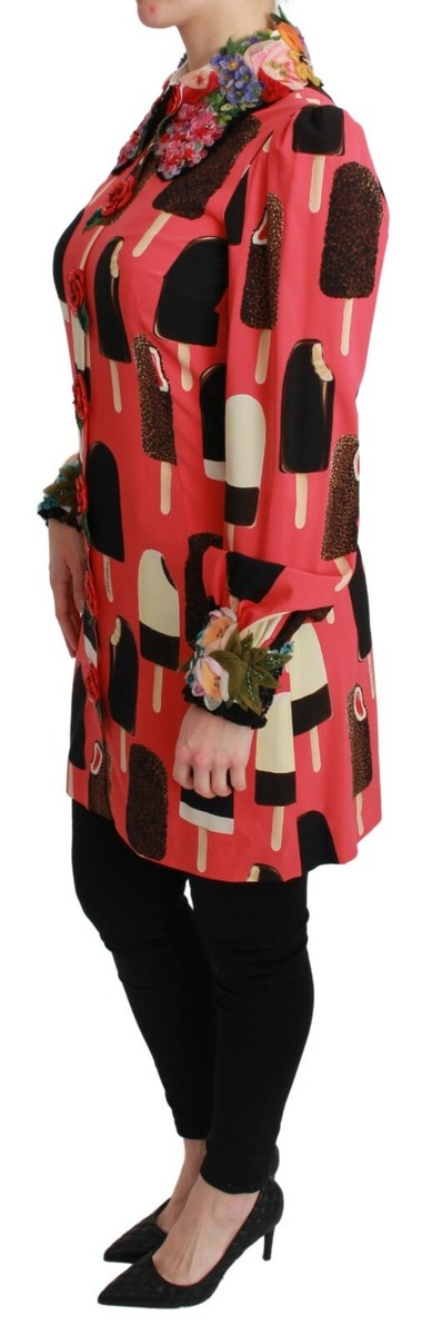 ice cream dress dolce gabbana Dolce & Gabbana Ice-cream Print Dress in Black