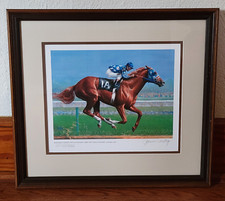 Jenness Cortez  Secretariat Kentucky Derby Artist Proof Etching XIX/XXXV