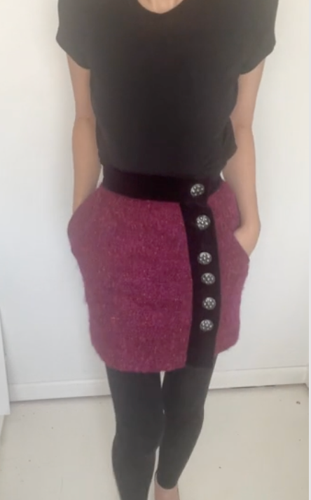 IN TENDENZA!! Minigonna vintage YVES SAINT LAURENT