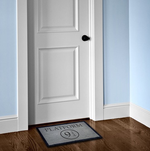 Platform 9 3/4 Harry Potter Fans Nylon Brown Grey Cream Green Door Mat Gift - Picture 4 of 17