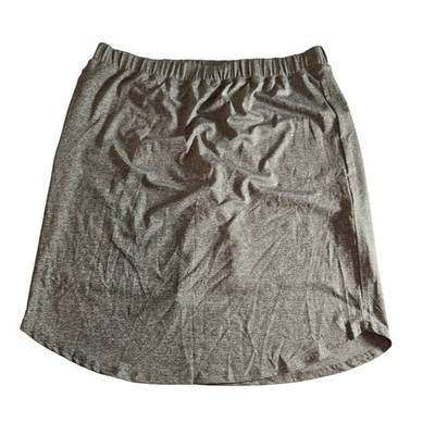 The Main Street Exchange Womens Athletic Skort Grey 2XL New Modest Activewear