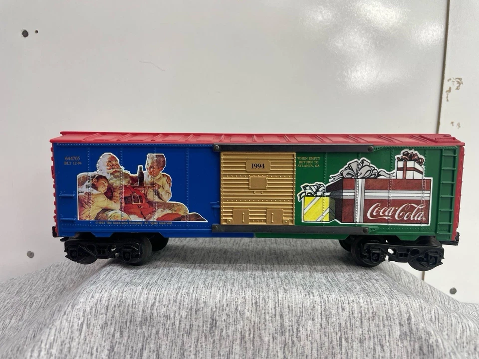K-LINE 644705 Coca Cola 1994 Christmas Box Car With Box ‘O’ Gauge - Image 2 of 4