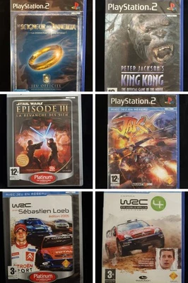 Lot 6 Jeux PS2 - Jak X, Star Wars, King Kong, Seigneur des Anneaux - FR - Photo 1/4