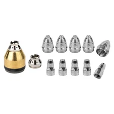 10pcs Cutter Torch Nozzle Set For P80 Plasma Cutting Torch Protective Cover