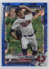 2021 Bowman Chrome Draft Sapphire Edition Cade Povich #BDC-104 0s9t