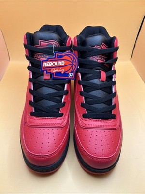New Patrick Ewing Orion Non-Strap Red / Black Mens Size 7 1RBE004-602 High Top