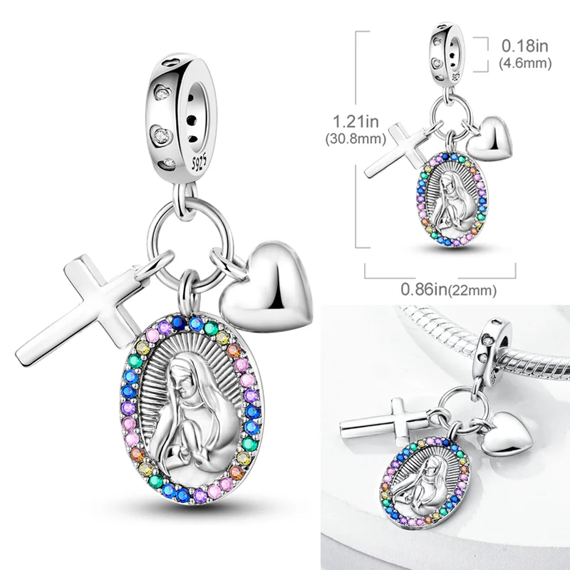 Pendentif Breloque Happy Baby Girl - Argent Sterling 925 Oxydé - Fabriqué USA - Neuf