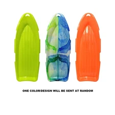 Emsco Snow Cruiser Plastic Toboggan 48 in. Assorted Colors - One Will Be Sent