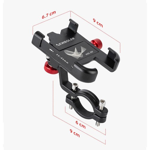 NEWBOLER 360° Bike Phone Mount – Aluminum Non-Slip Holder for MTB & Cycling - Picture 9 of 27