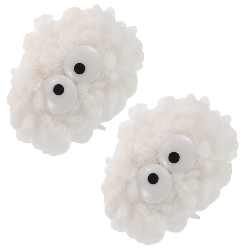 2 Pezzi Gatti Si Divertiscono Pompon Palline Gattino Pet Gioco Trattamento Giocattolo - Foto 12 di 12