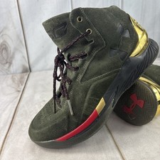Under Armour Curry 1 Lux Suede Mid Downtown Green for sale | eBay