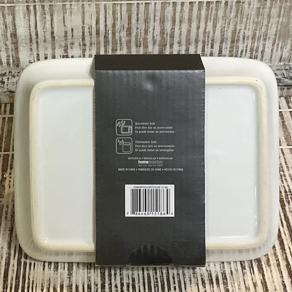 Тарелка с маслом Home Essentials Fiddle & Fern 7 дюймов - куб Artisan Block - Изображение 3 из 3