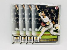 Koudai Senga 2022 Bowman NPB - Nippon League LOT (4) #28 Hawks - New York Mets