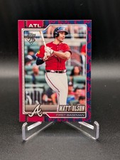 2026 Topps Series 1 Matt Olson Team Logo Border SP #39 Atlanta Braves