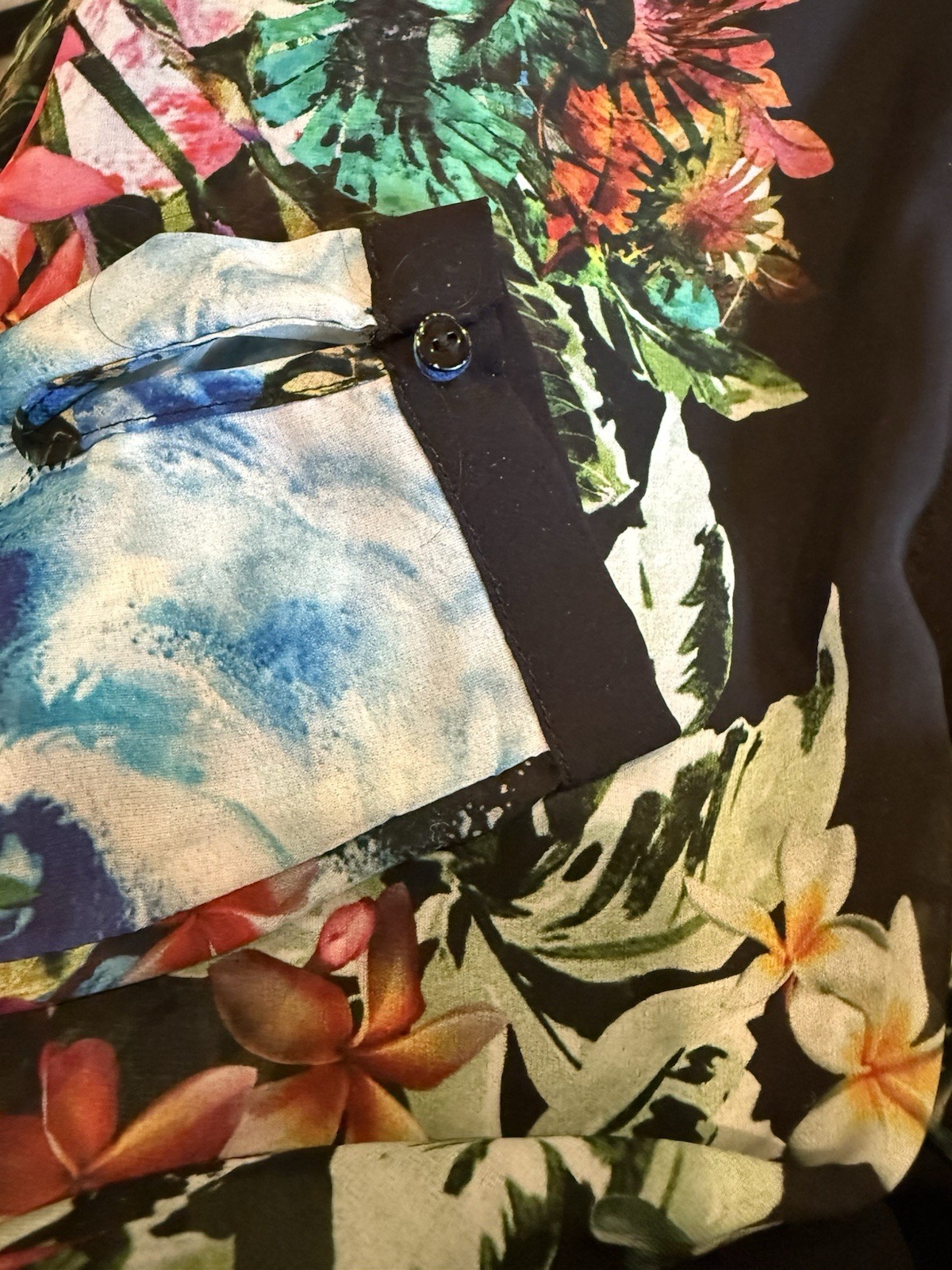 Zara Basic Semi Sheer Button Down Blouse With Vib… - image 8