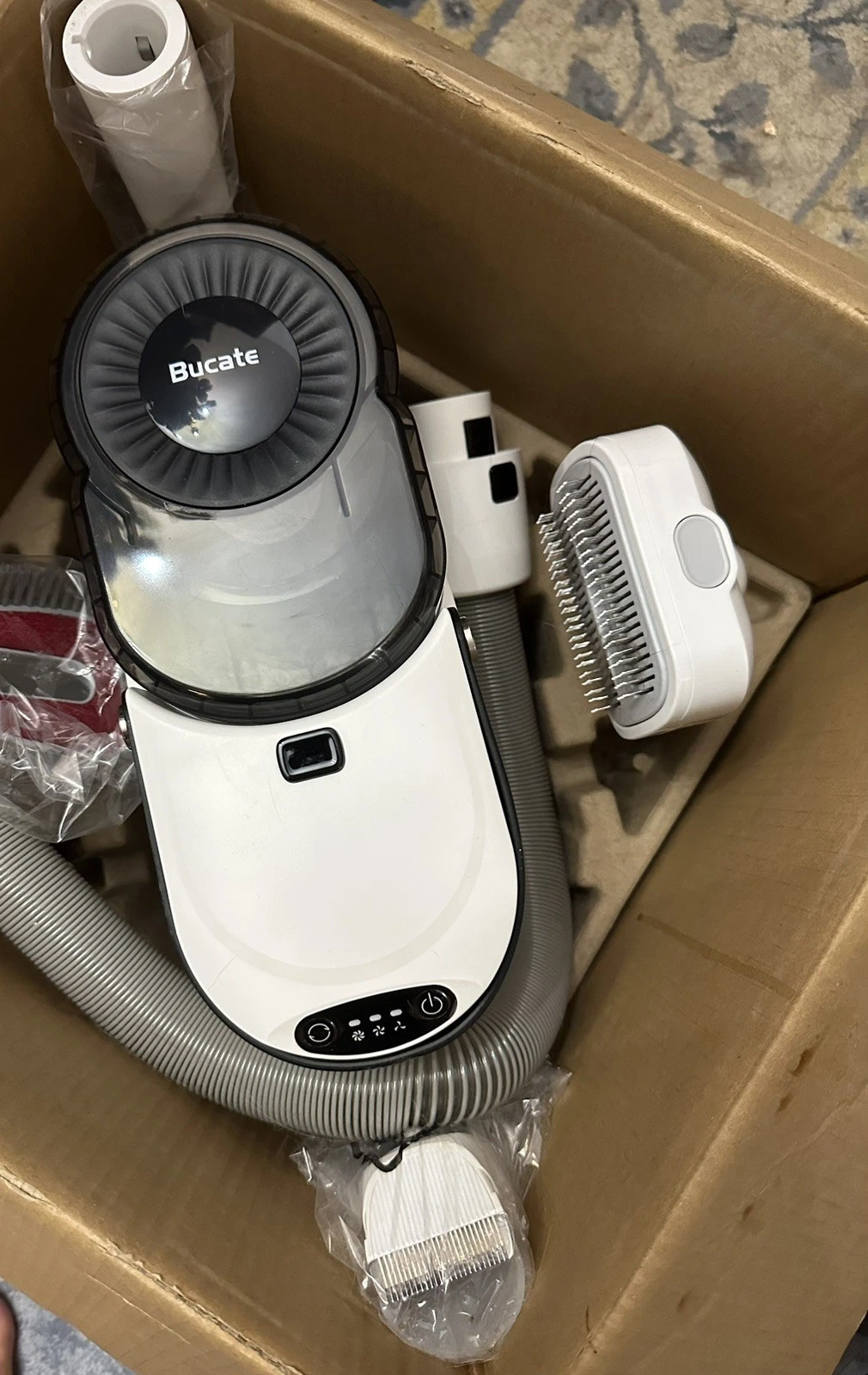 Bucate Pet Grooming Vacuum Cleaner with ✨ 6 Attachments✨Quiet 75db✨