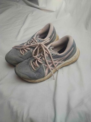 Asics Gel Contend 7 Sneakers Womens Size 7.5 Grey Pink Mesh Athletic Running