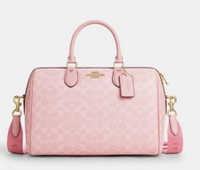 NWT Coach Rowan Large Satchel Crossbody Purse CAO77 powder pink