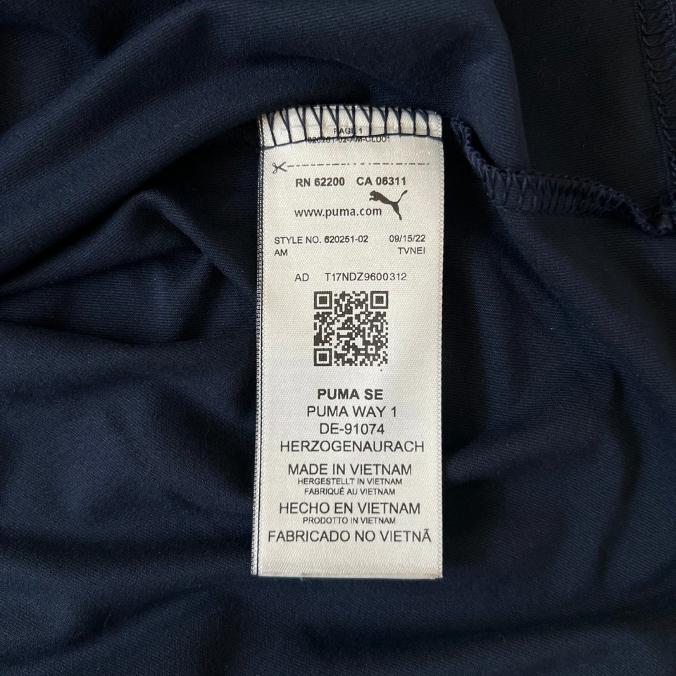 Nuevo sin etiquetas Nueva Camiseta Puma x Arnold Palmer Cloudspun Azul Marino XL Manga Corta Camisa de Golf Foto 4 de 4