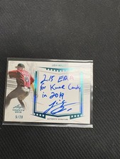 2019 Leaf Trinity Autograph Inscriptions Levi Kelly #A-LK1 Green 5/20