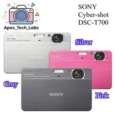 SONY Cyber-shot DSC-T700 Digital Camera 10.1MP 4x Optical Zoom Pink/Silver/Gray