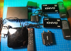 ClearClick 4K HD Video Capture Box 2.0+AV Switch+ 2 KINIVO HDMI Changers+Cables