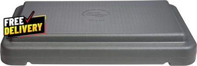 The Step (Made in USA) 4 Inch Stackable Aerobic Exercise Platform (Grey......