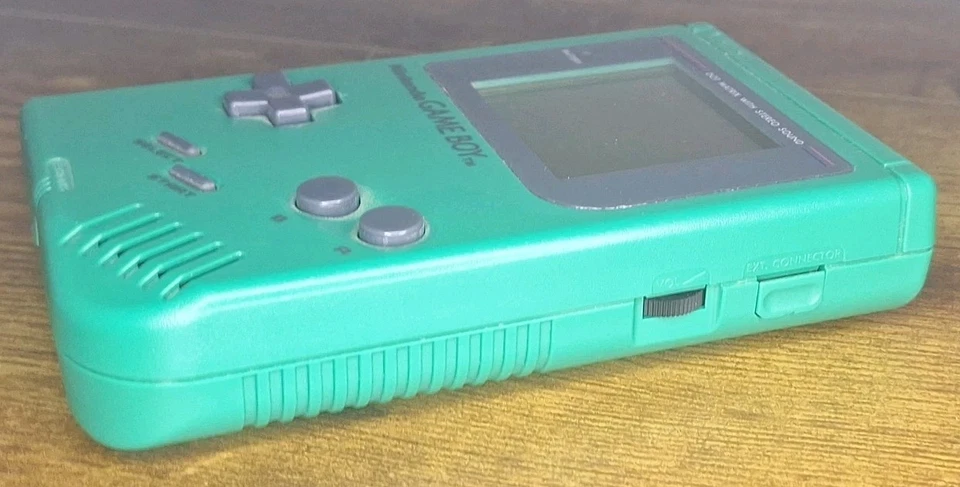 Sistema de consola portátil Nintendo Gameboy original verde DMG-01 Play It Loud Foto 4 de 4