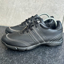 adidas TRAXION Men’s Black Spiked Golf Trainers Shoes UK 8.5 US 9 EU 42 2/3