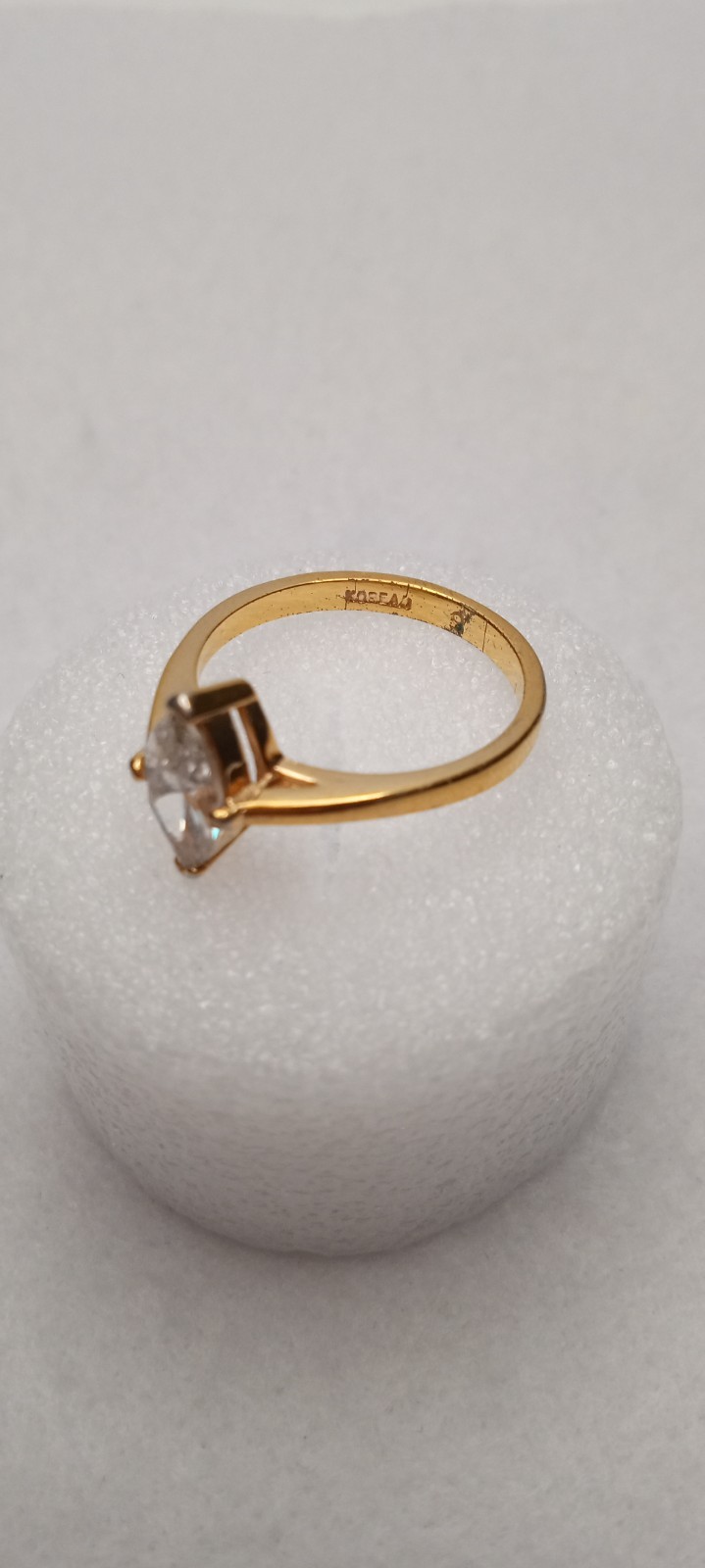 Simulated Diamond, Simulated Emerald 4 Ring Lot S… - image 13