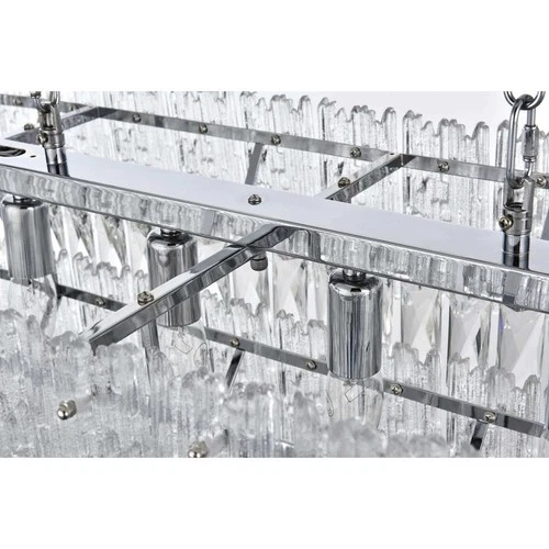 Elegant Lighting 1780G37C Emilia 6 Light 14 inch Chrome Chandelier Ceiling Light - Picture 7 of 10