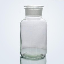 Apothecary Bottle 2500ml Clear Glass Oil Lotion Regeant Essence Storage Jar Lid