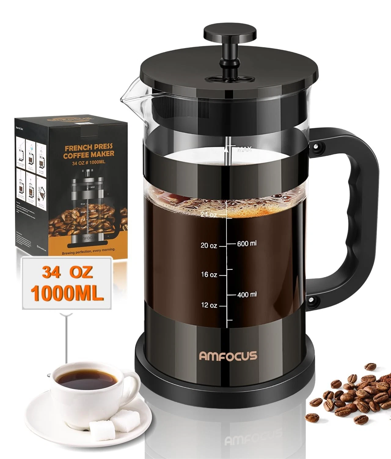 French Press Coffee Maker - Thumbnail 2