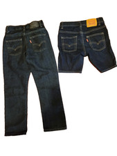Denim Levi s 511 Slim Blue 7X Jeans 6 Regular Shorts Kids Boys Youth Dark Wash
