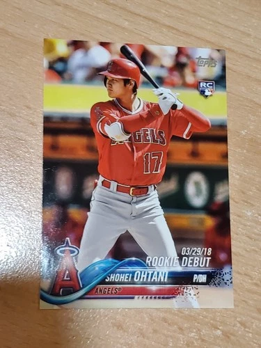 2018 Topps Update rookie card Shohei Ohtani RC rookie debut US285