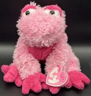 TY Pinkys - BAUBLES the Pink Frog - New With Tags Vintage 2004